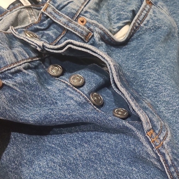 Reformation High Rise Blue Jeans - Picture 5 of 7